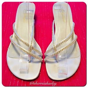 Sling Bling Sandals EUC Marly Michaelangelo Sz 9